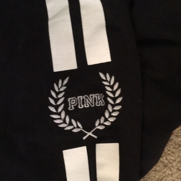 Pink brand black sweatpants - Picture 3 of 4